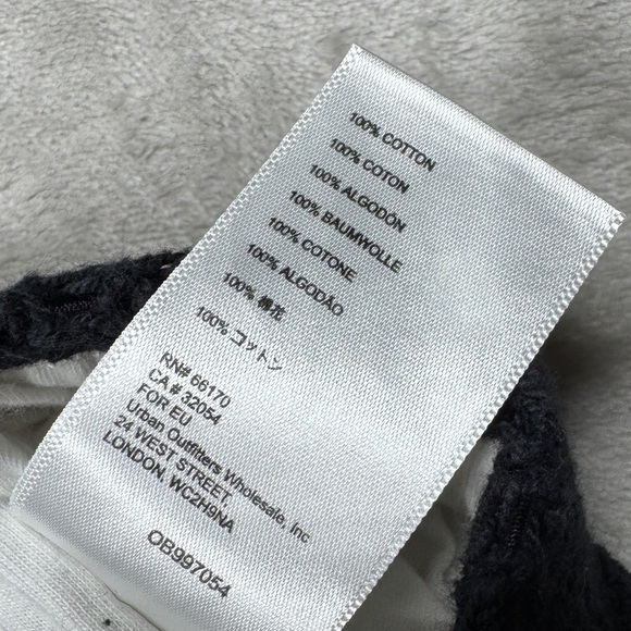 Urban Outfitters Granny Square Crochet Black White Boho Shorts Size Large - Picture 16 of 16